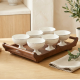 Bowl Set 6 Pcs With Wooden Tray